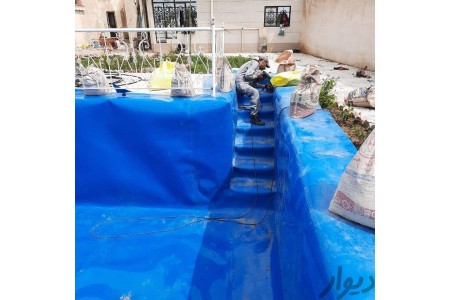 پوشش استخر کشاورزی با ورق ژئوممبران ( استخر پلی اتیلنی )