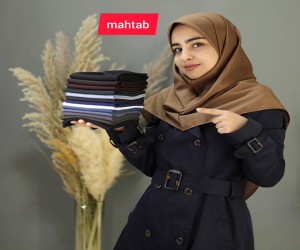 مقنعه پفی ساده
