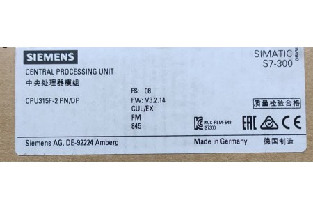 CPU315F-2PN/DP
