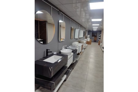 روشویی کابینتی pvc ضدآب و روشویی نیم پایه