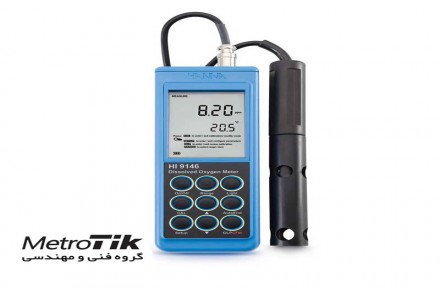 فروش اکسیژن متر محلول پرتابل هانا HANNA HI9146 متروتیک نمایندگی انحصاری هانا