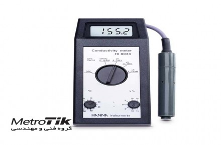 فروش EC/TDS متر پرتابل مولتی رنج هانا HANNA HI8033 متروتیک نمایندگی انحصاری هانا