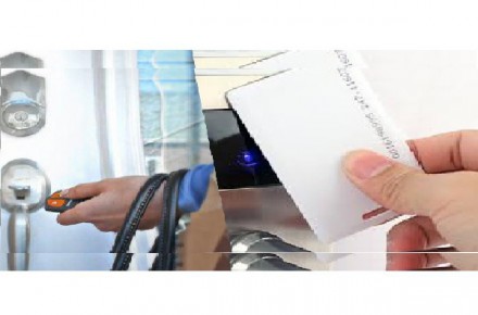 در بازکن مقابل برقی کارتی و ریموتی 12 ولت آزرایی