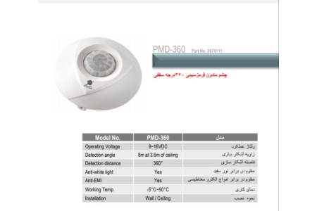 چشم دزدگیر پرلا مدل PMD_360