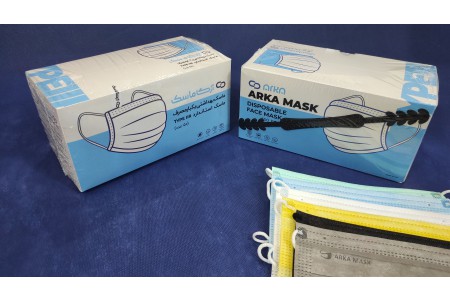 تخفیف 19 درصدی ماسک سه لایه آبی پزشکی با لایه ملت بلون (تعداد محدود)